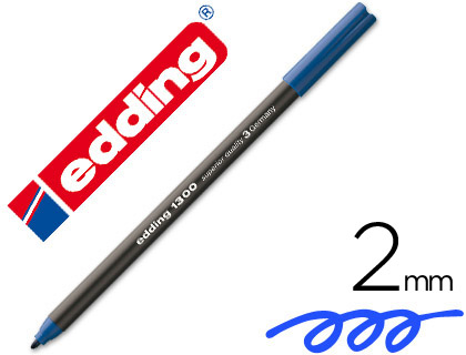 Rotulador edding 1300 tinta azul